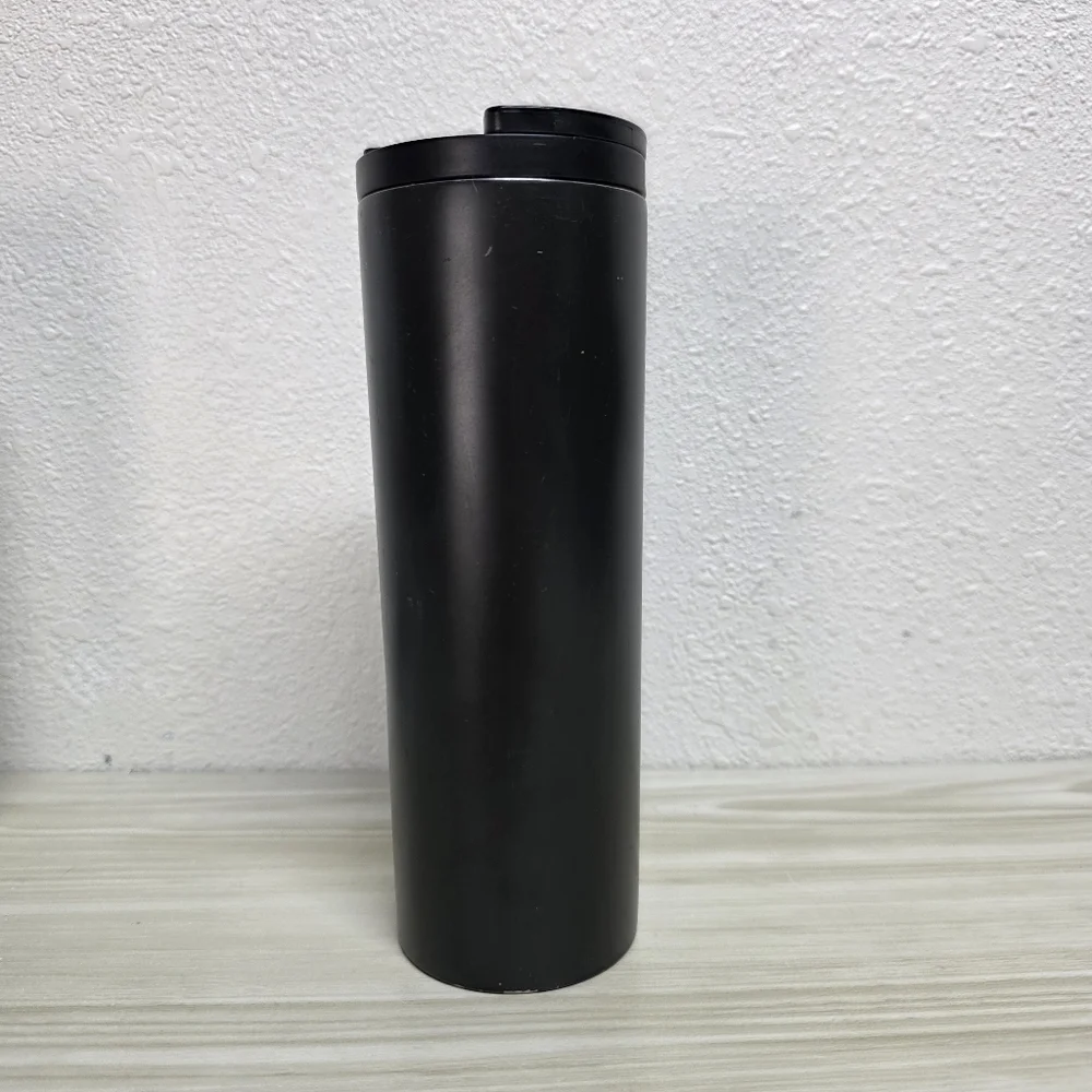 Starbucks Black Mat Tumbler Hot and Cold Drinks 16oz